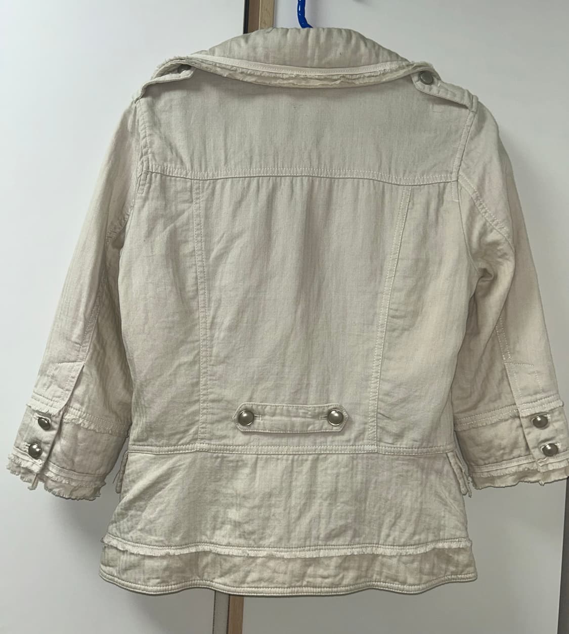 아이보리 나폴레옹 견장 자켓 상품이미지2