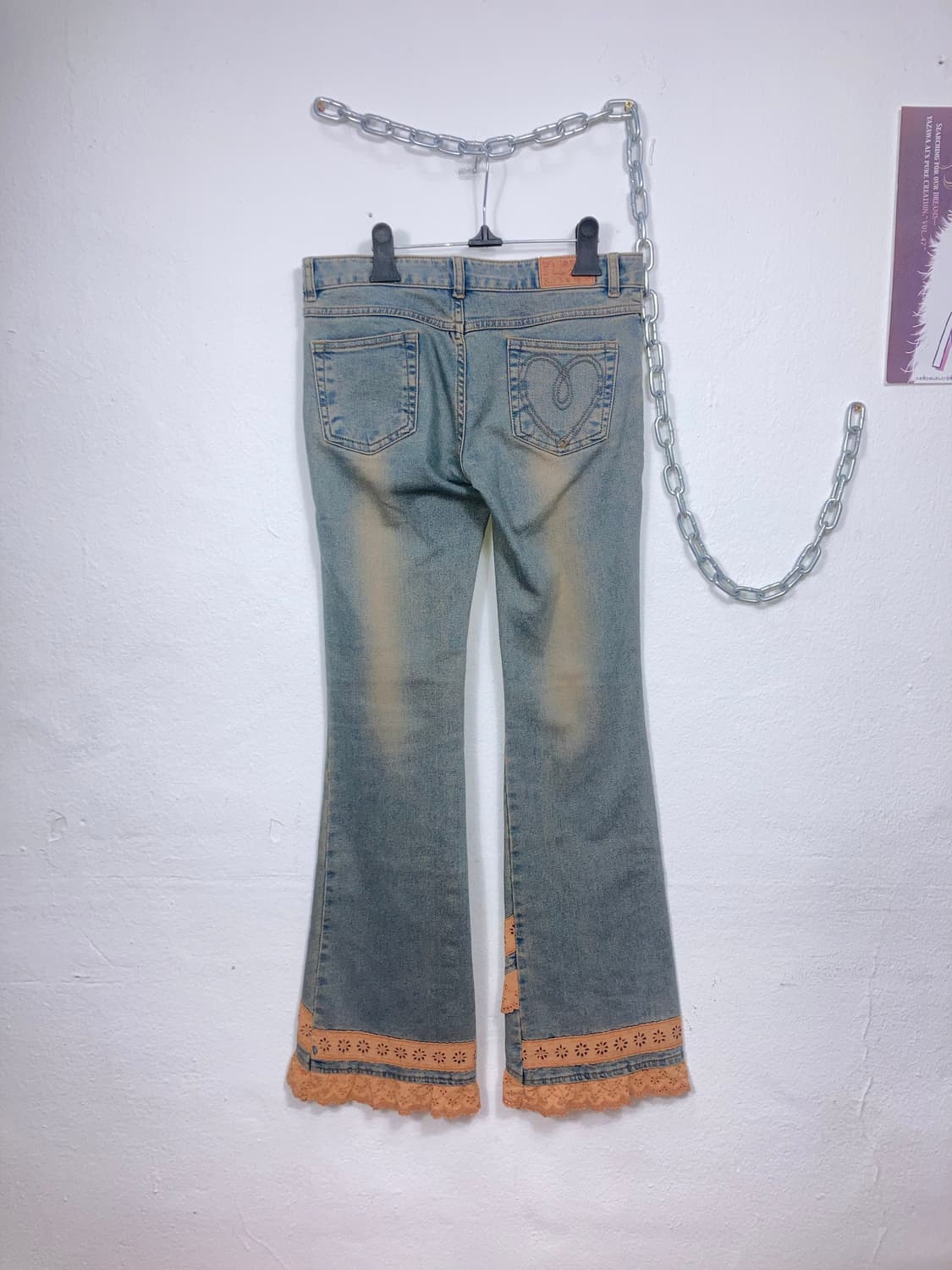 펀칭 부츠컷 데님팬츠 상품이미지4