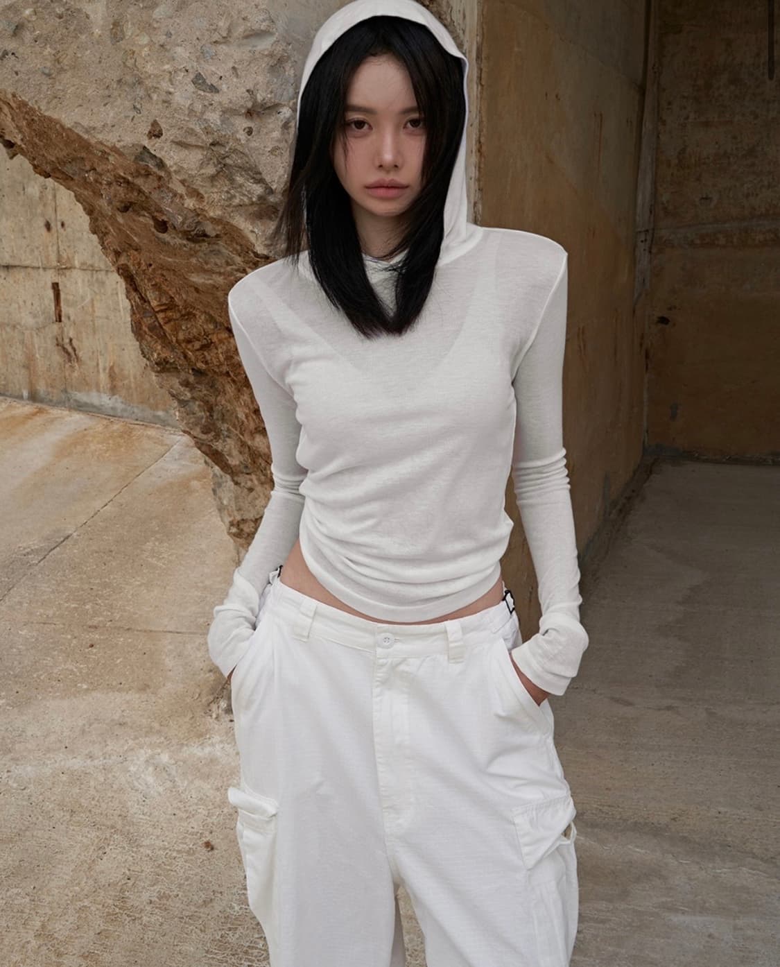 랑거 24FW 코튼 버클 카고팬츠 상품이미지1