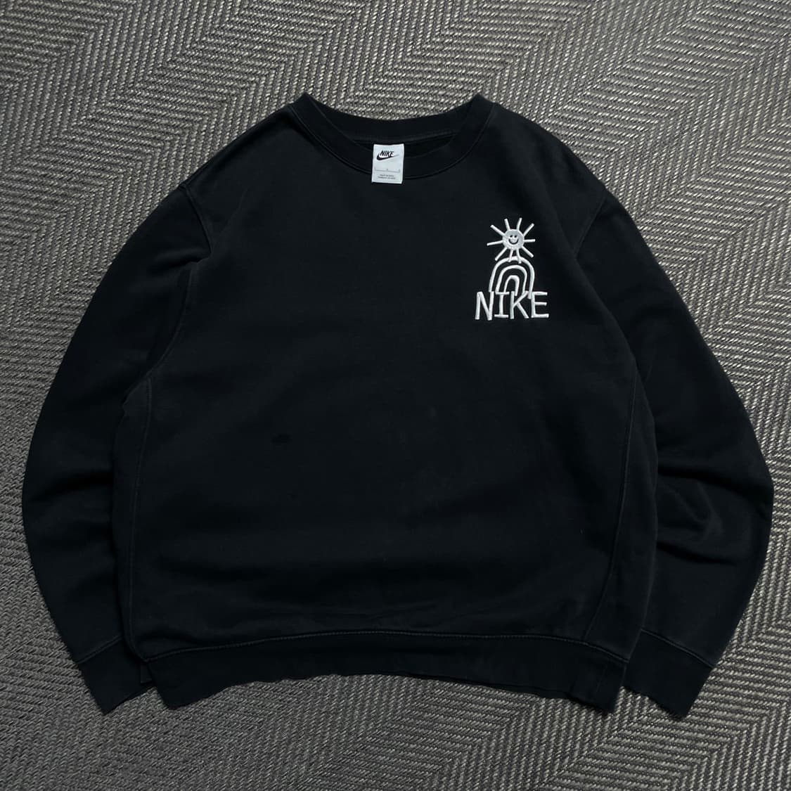 나이키 빅로고 스웻 맨투맨 블랙o 5112 상품이미지2