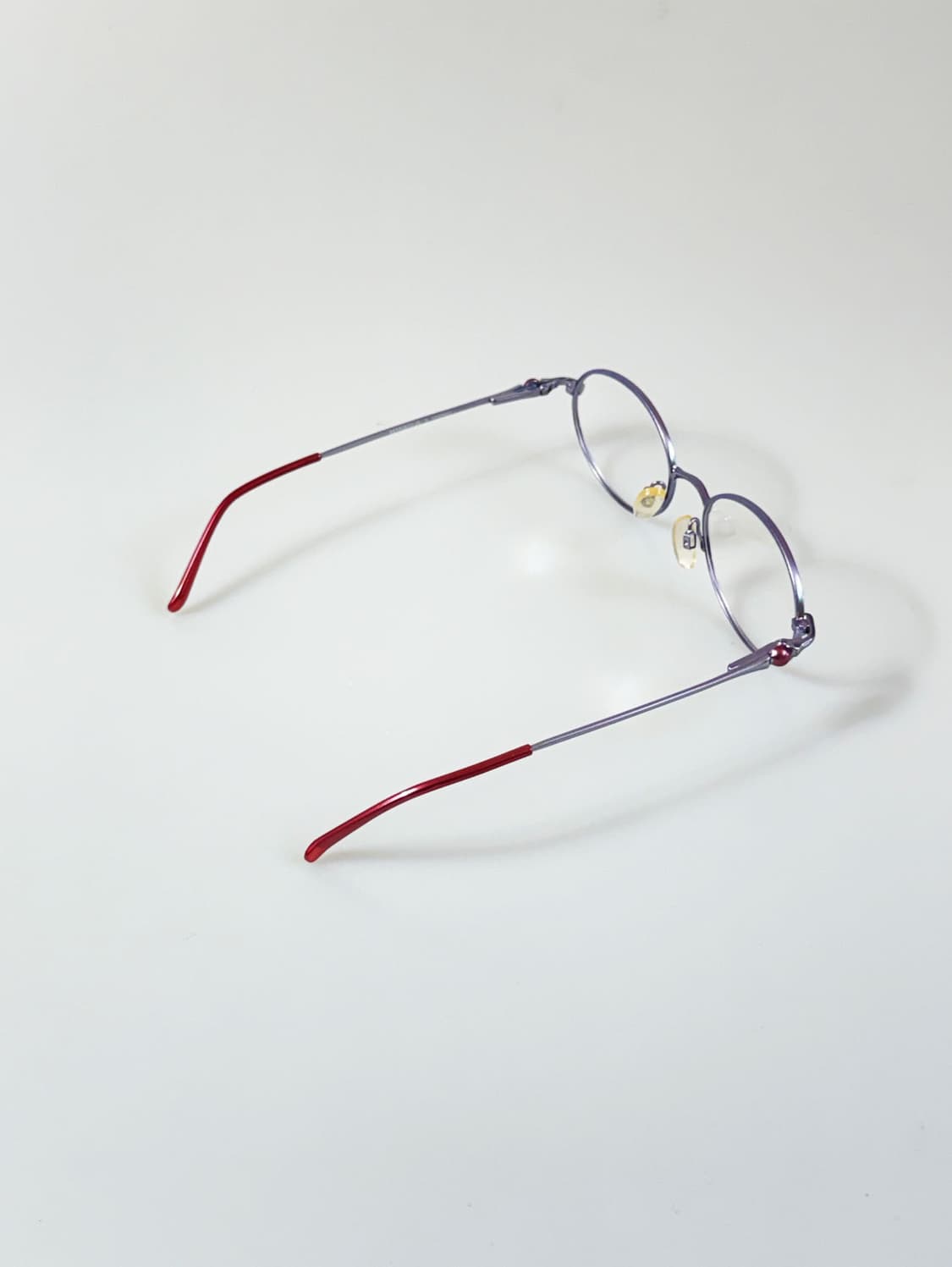 90s MANAGUA 라이트퍼플 슬림 오벌 프레임 빈티지 안경 상품이미지5