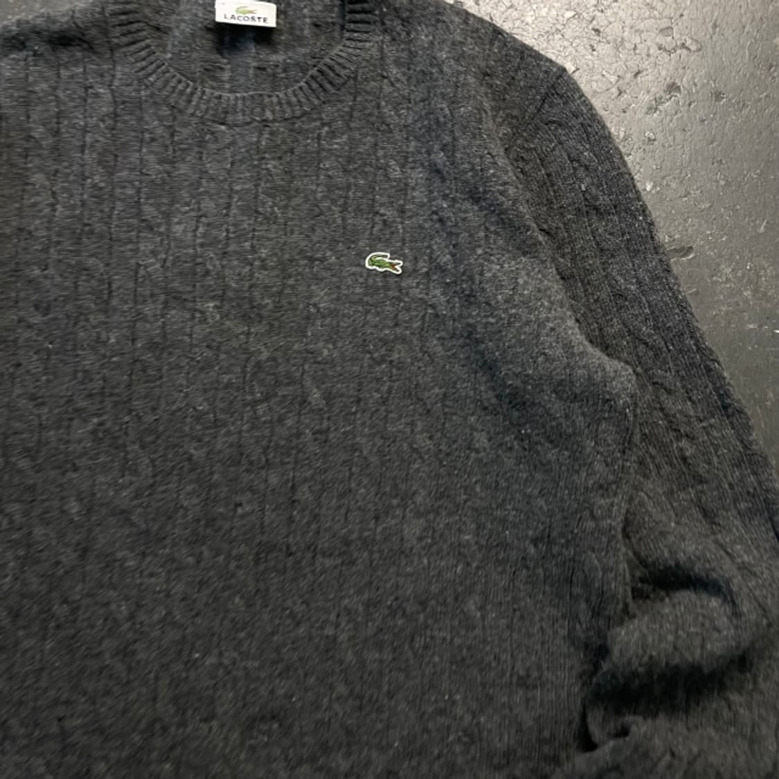 100 라코스테 꽈배기 니트 상품이미지2