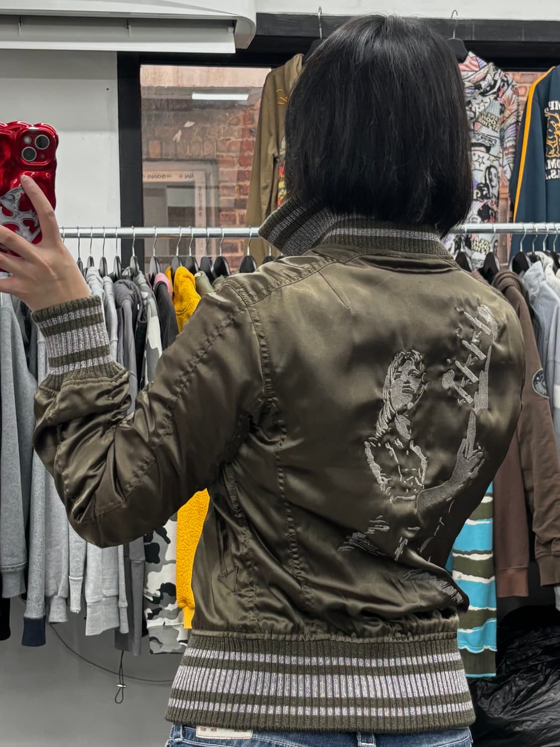 히스테릭 글래머 Rock 블루종 자켓 상품이미지1