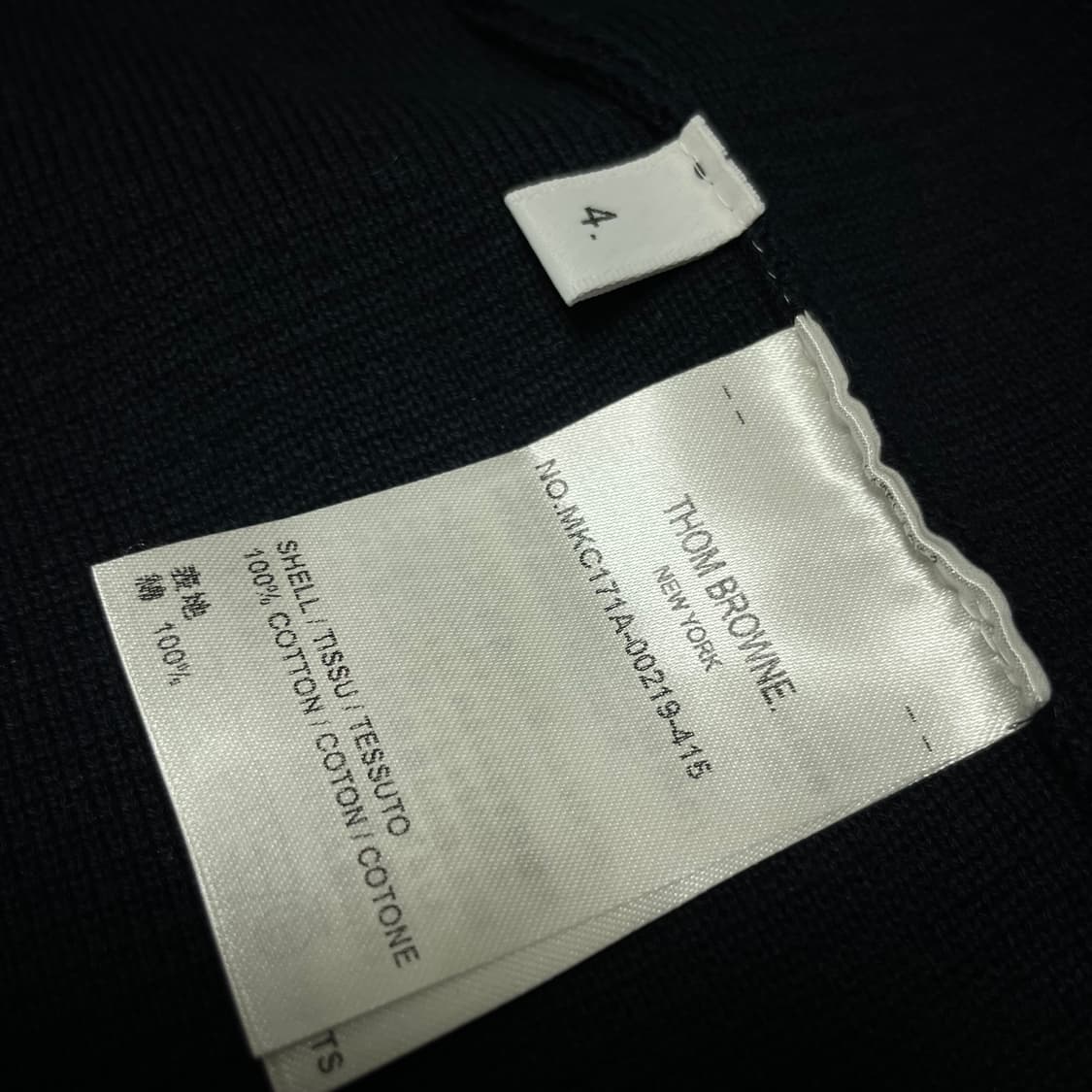 톰브라운 밀라노스티치 금장 가디건 4사이즈 상품이미지6