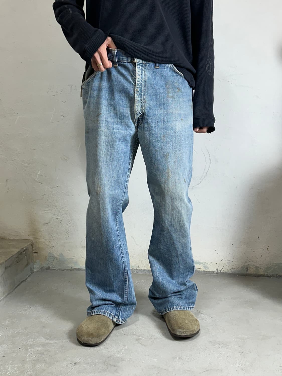 70's 빈티지 리바이스 빅E 646 벨바텀 리바이스 66전기 상품이미지3