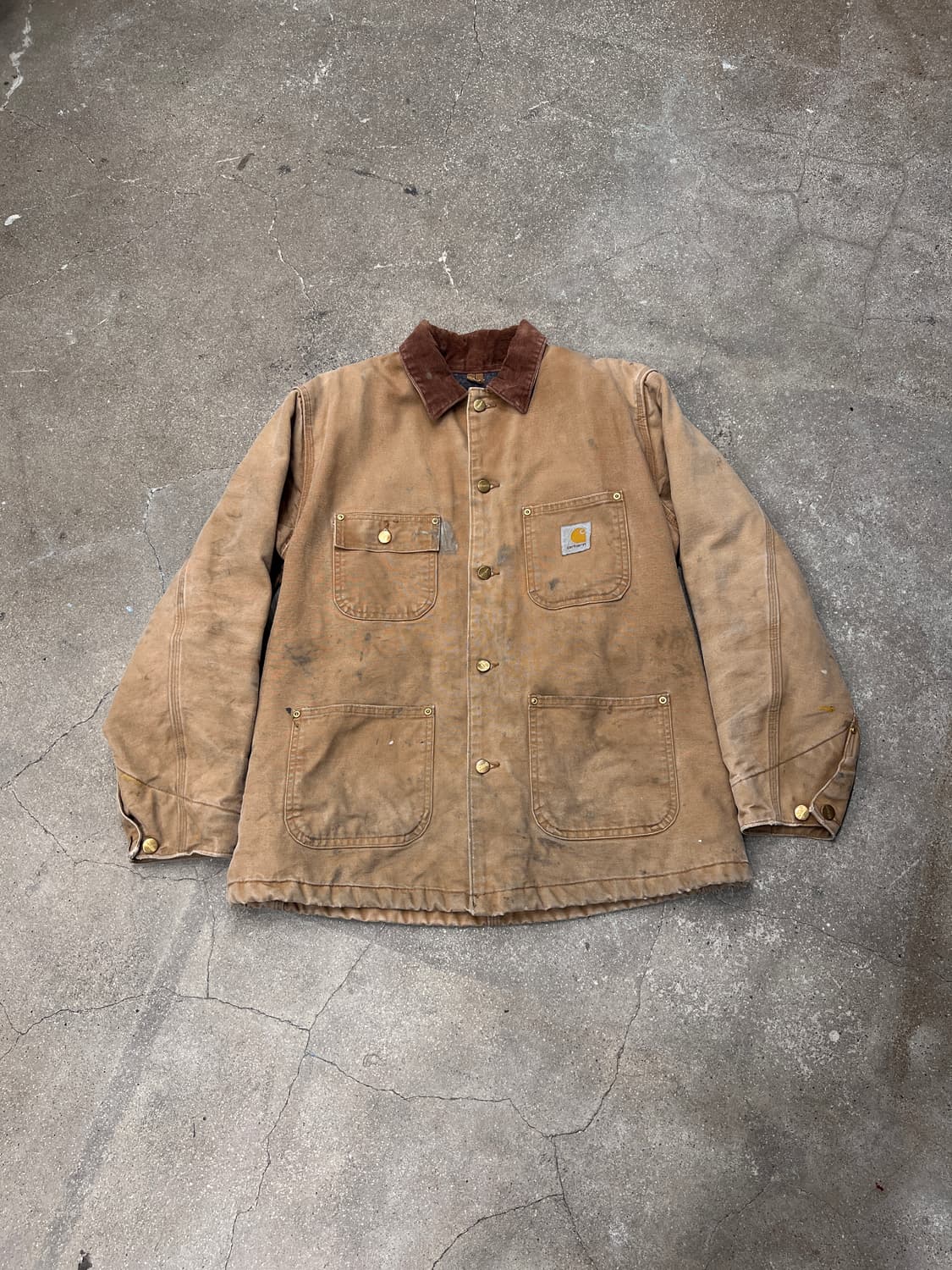 00‘s 칼하트 초어 코트 자켓 BRN 상품이미지1