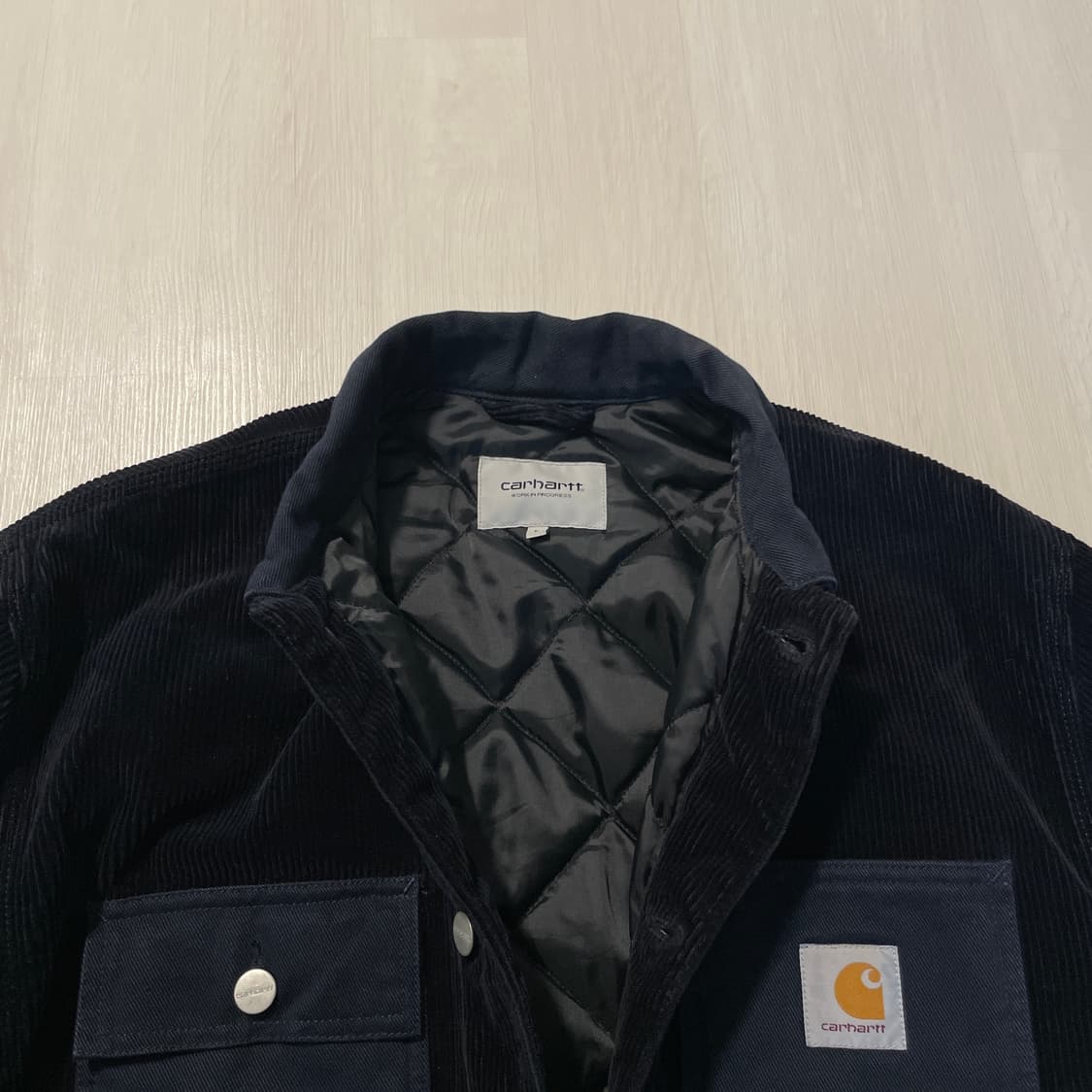 칼하트 WIP 코듀로이 미시건 코트 초어자켓 - 네이비 상품이미지3