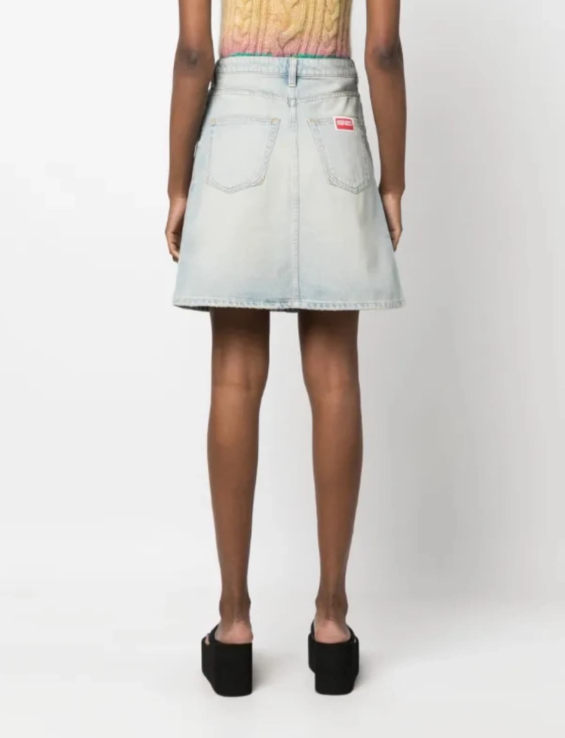 겐조 KENZO 신상 보케 데님스커트 상품이미지4