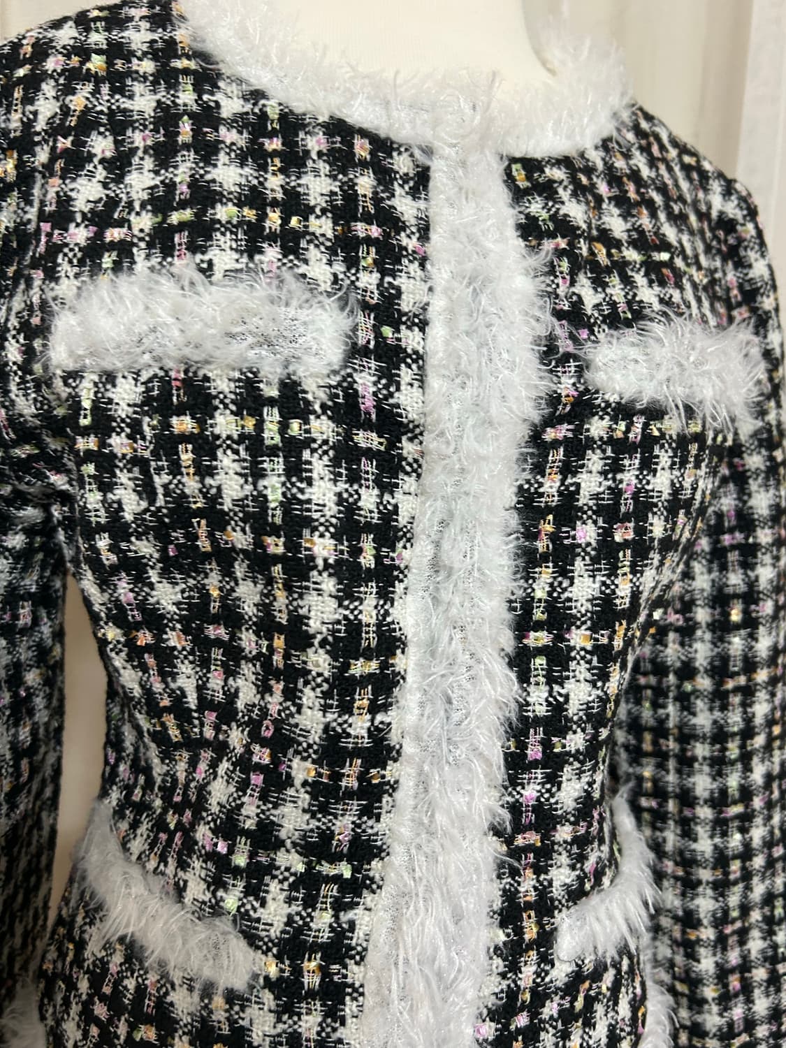 세실맥비 트위드 퍼자켓 새상품 상품이미지2