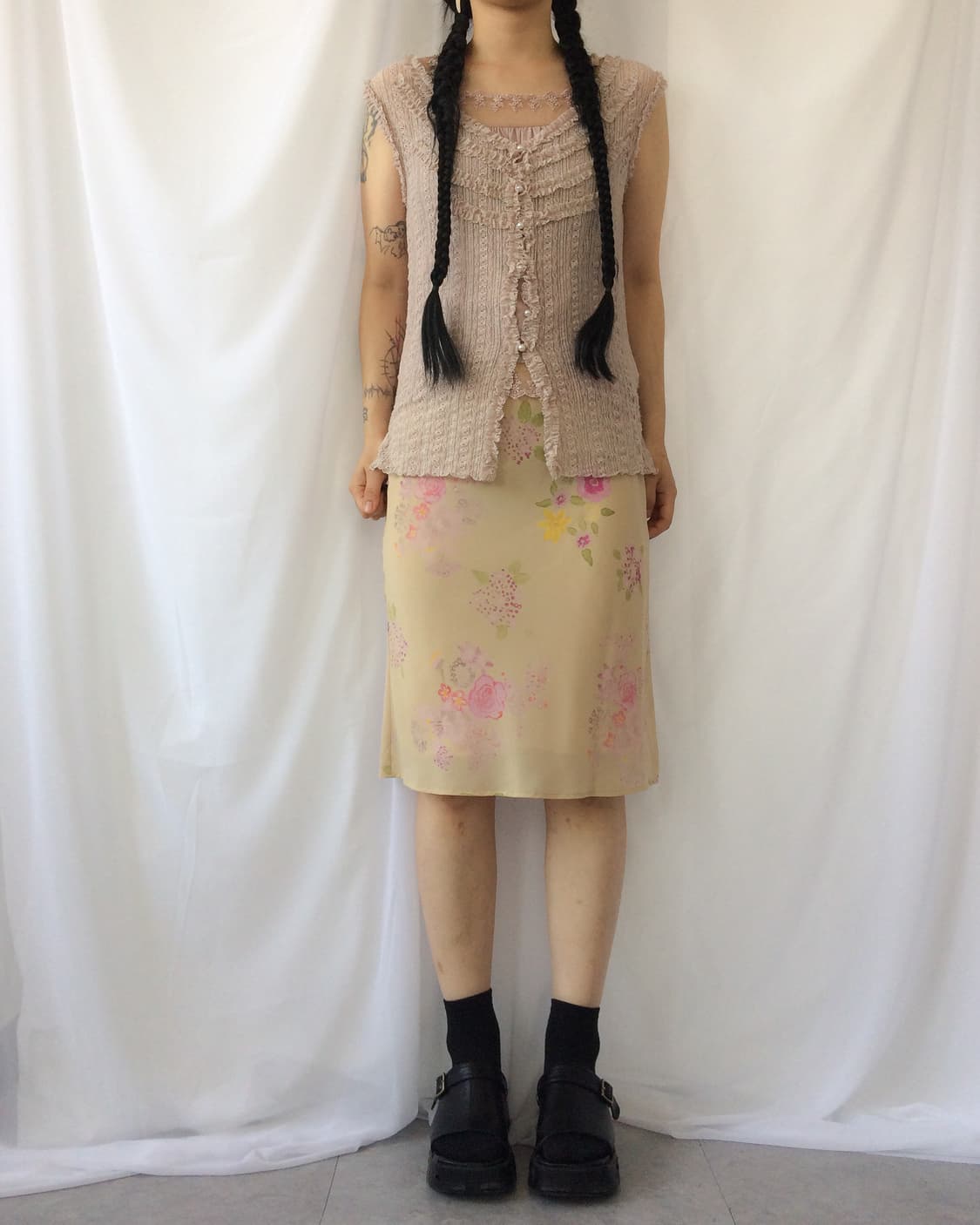 Lace vest 상품이미지1