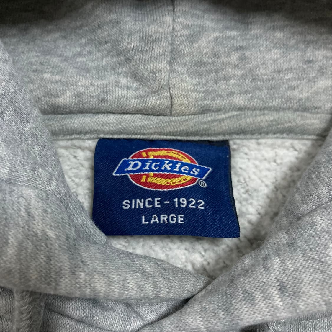 디키즈 스펠아웃 빅로고 그레이 후드티 상품이미지3