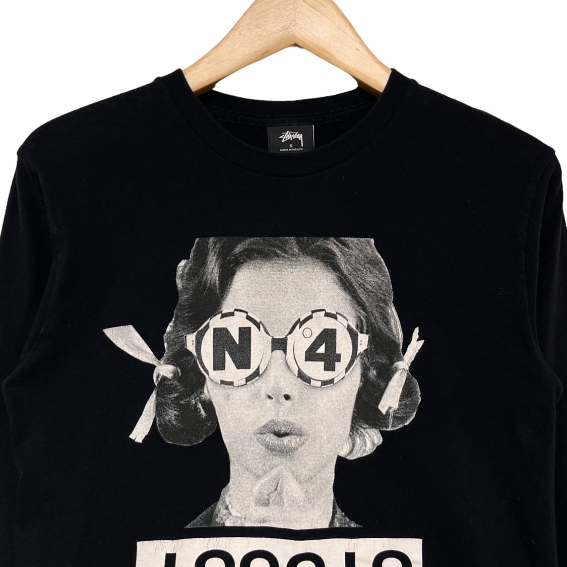 스투시 Stussy N4 롱슬리브 블랙 상품이미지3