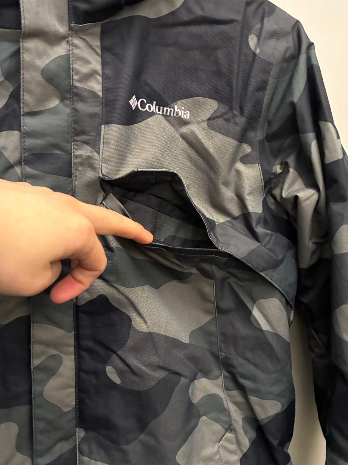(L)컬럼비아 2 in 1 부가부 카모 옴니펙 플리스 바람막이자켓 점퍼 상품이미지6