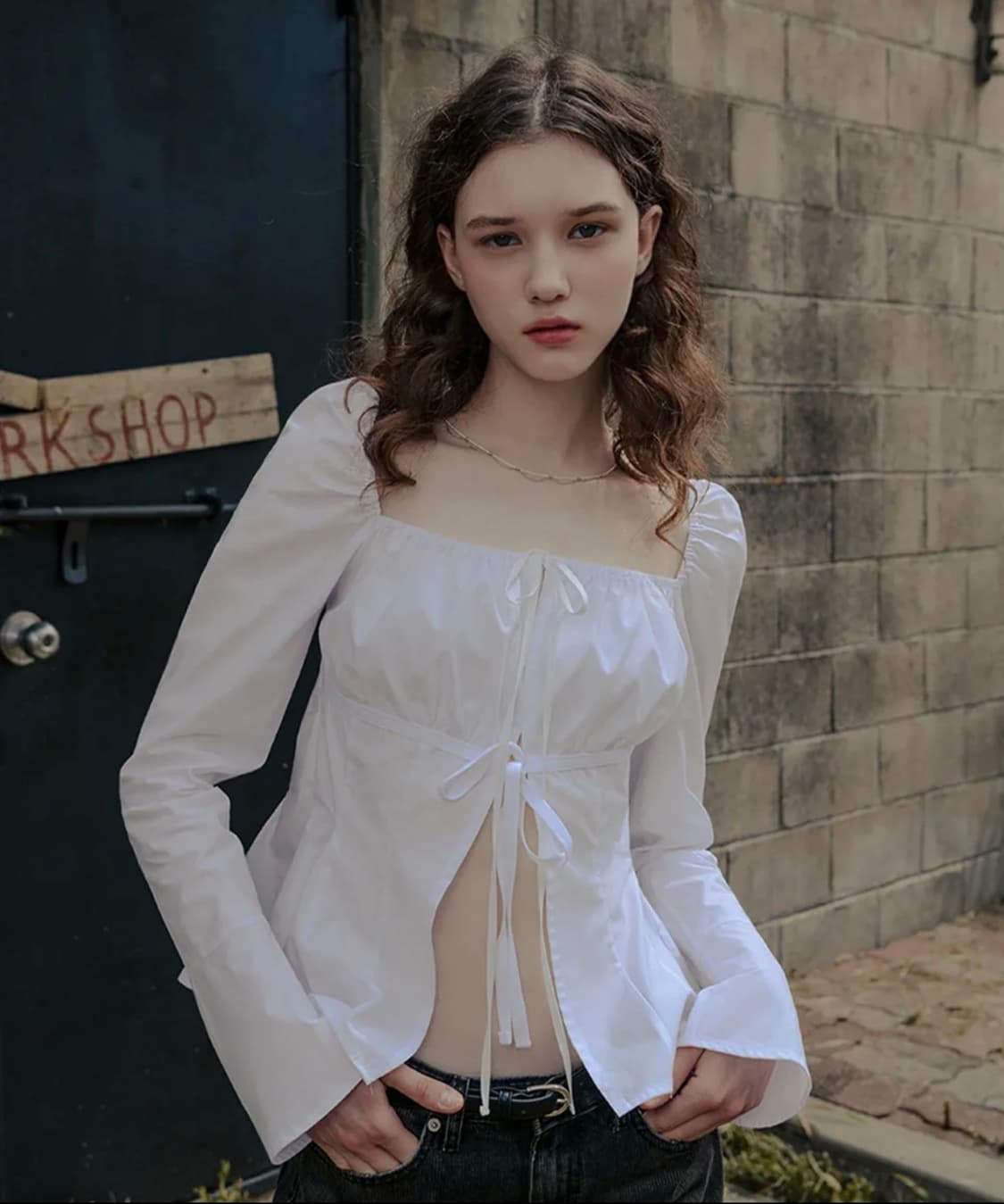 [새상품] 무신사 하드코어 해피니스 블리우스 상품이미지1