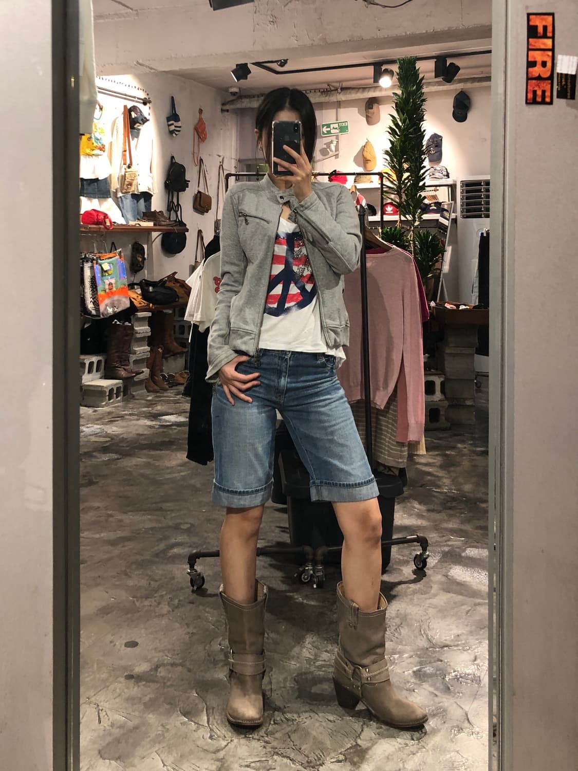 [2429]Back number gray jacket 상품이미지1