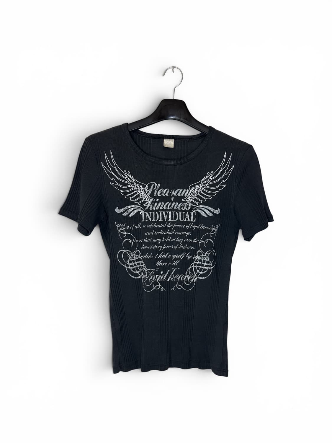 Corn flake y2k fairy wings ribbed tee 상품이미지1