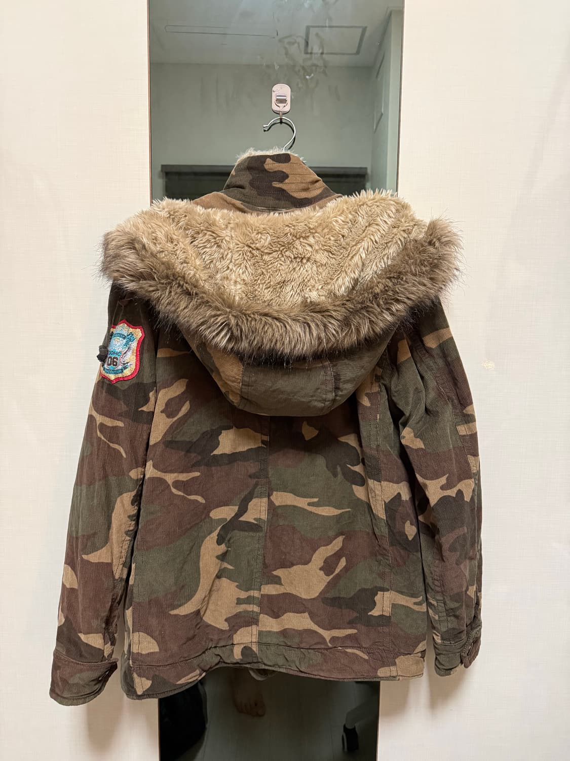 DOHC 퍼 카모 패딩 / Y2K패딩 상품이미지2