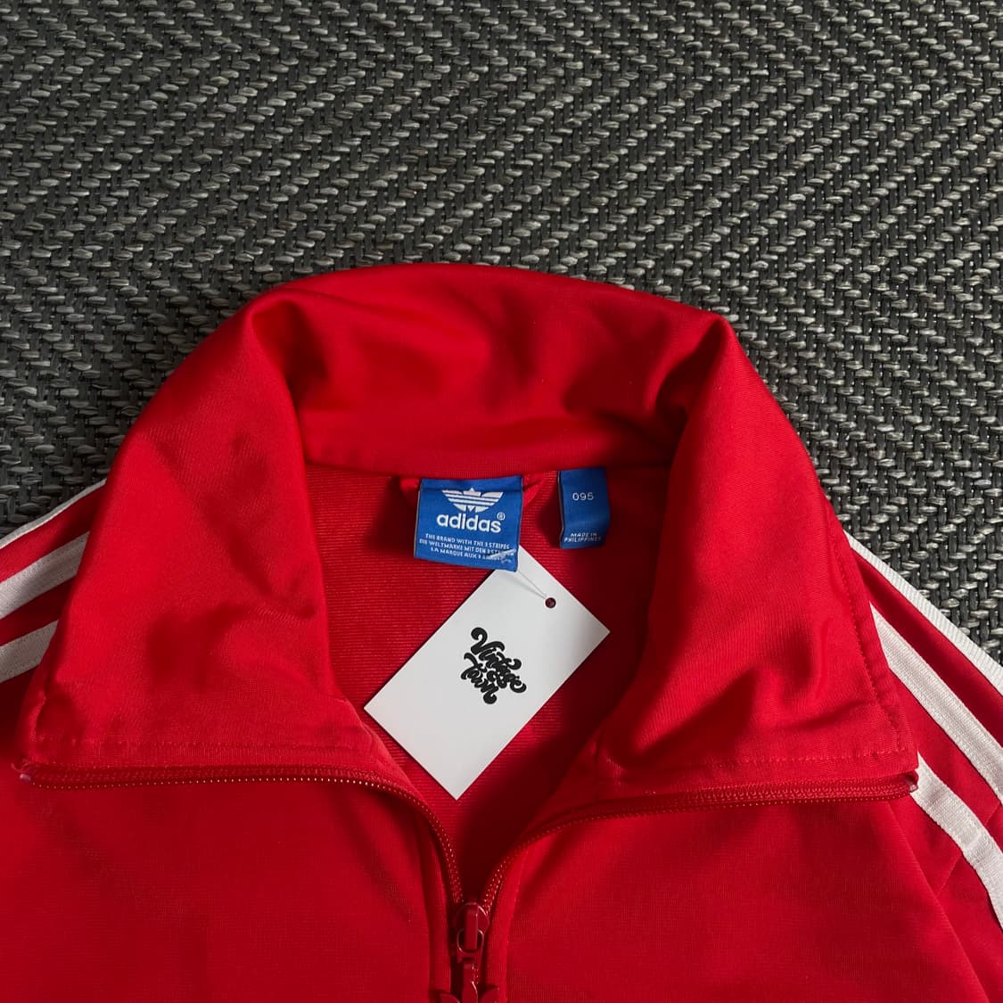 아디다스 우먼스 파이어버드 트랙탑 레드o 3773 상품이미지5