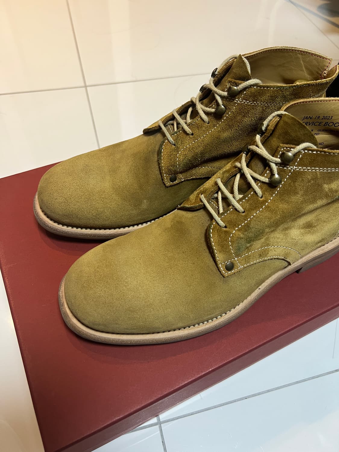 택포33) 그라더스 grds 부츠 02 올리브 드랩 255 상품이미지1