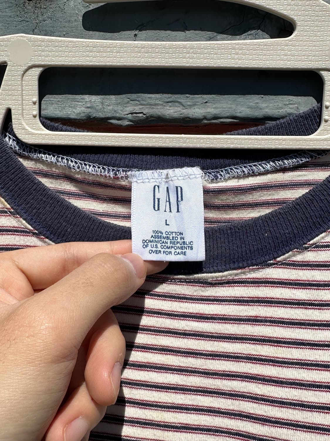 90s old gap border t shirt 올드갭 보더 티셔츠 상품이미지2