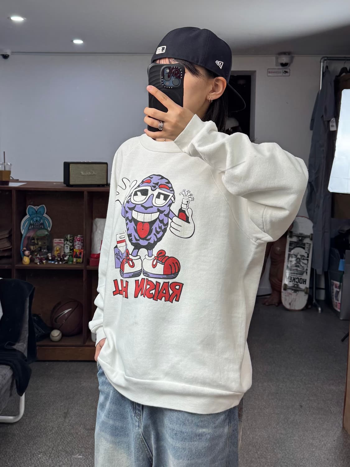 80s Raisin hell 스웻셔츠 상품이미지7