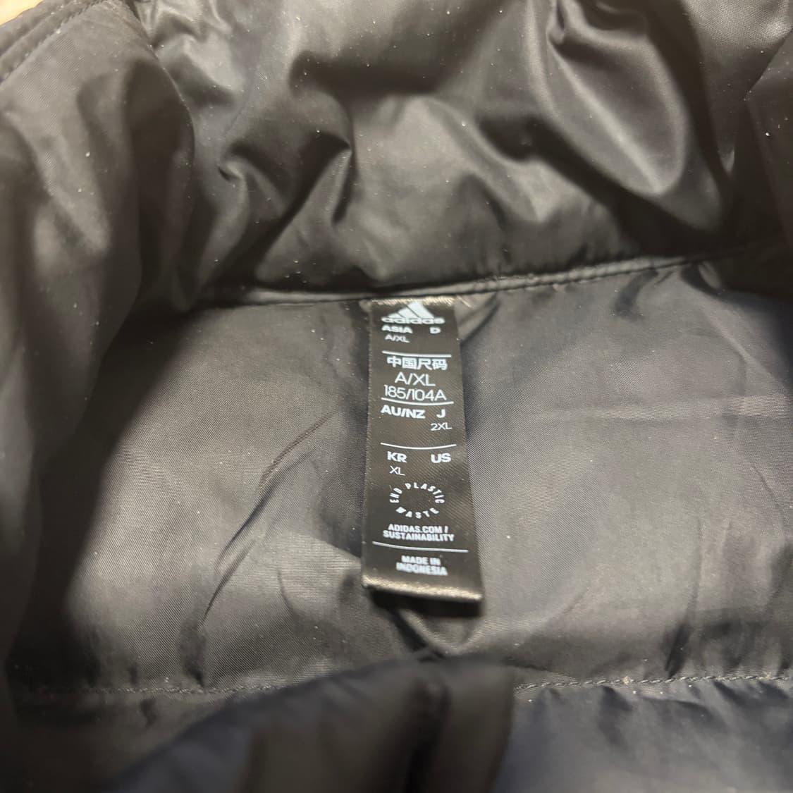 아디다스 에션설 스프라이트 덕다운 패딩 베스트 조끼 상품이미지3