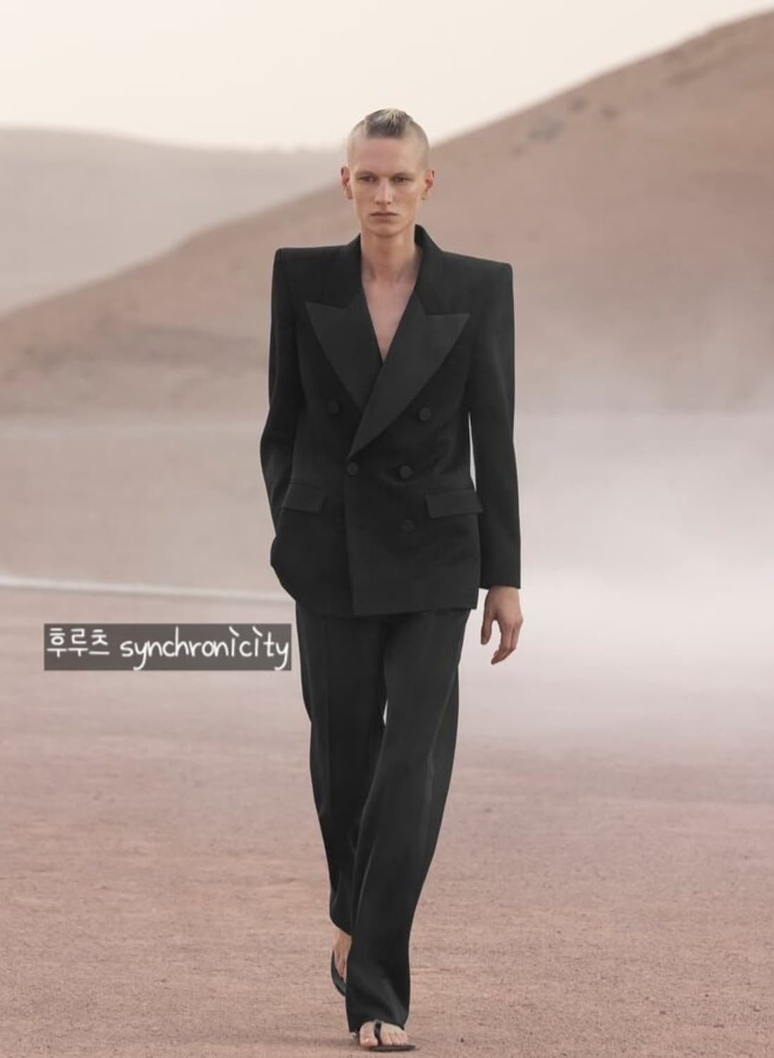 생로랑 스모킹 블레이저 상품이미지1