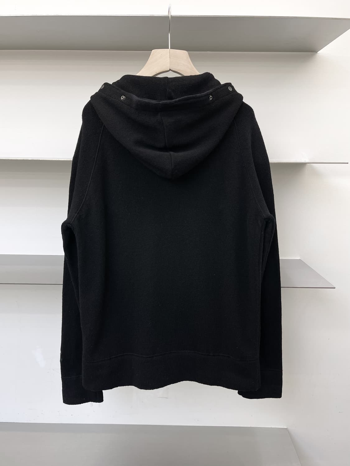 씨피 컴퍼니 90s 더블 다이애그널 집 울 니트 상품이미지5