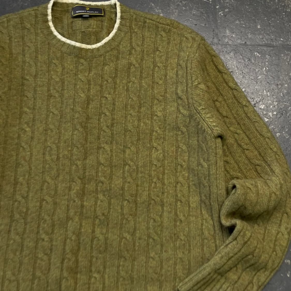 100 스포츠리플레이 꽈배기 니트  상품이미지2