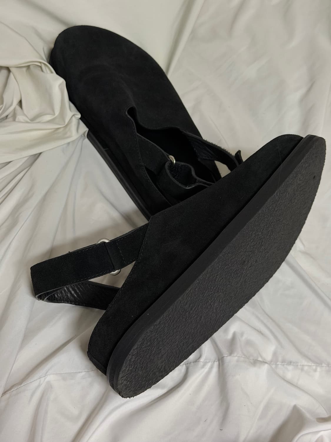 스튜디오 니콜슨 스웨이드 블랙 뮬 슬리퍼 상품이미지4