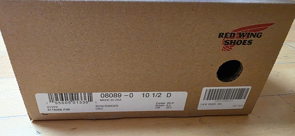 레드윙 8089 오로 레거시 10.5d 상품이미지8