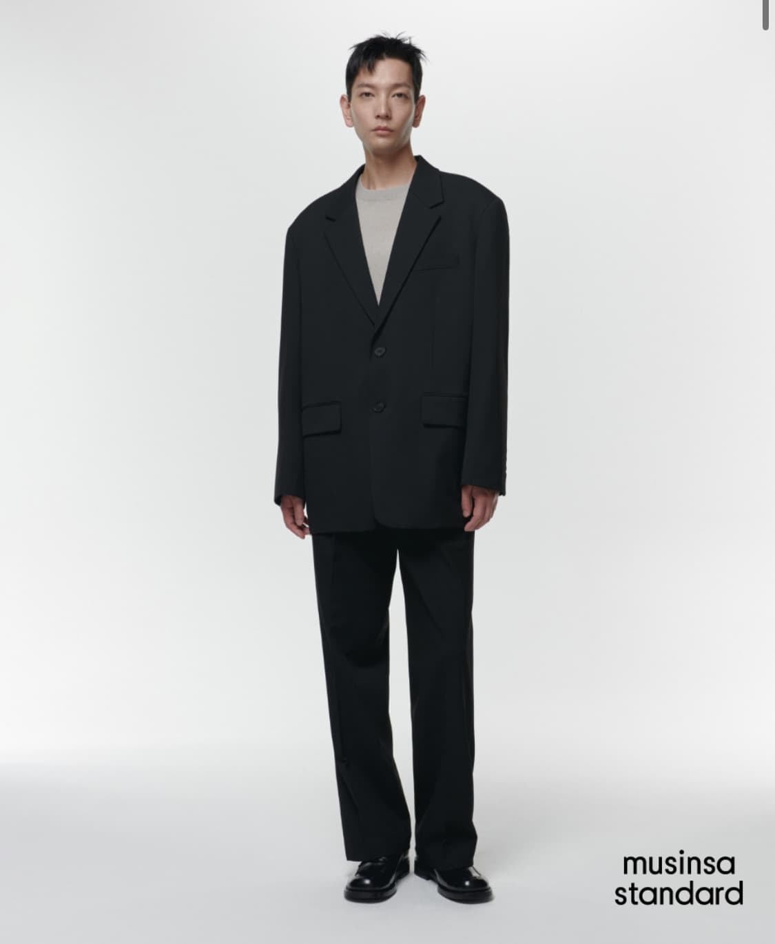 오버사이즈 자켓 블랙 m 새상품 (수트 셋업) 상품이미지3