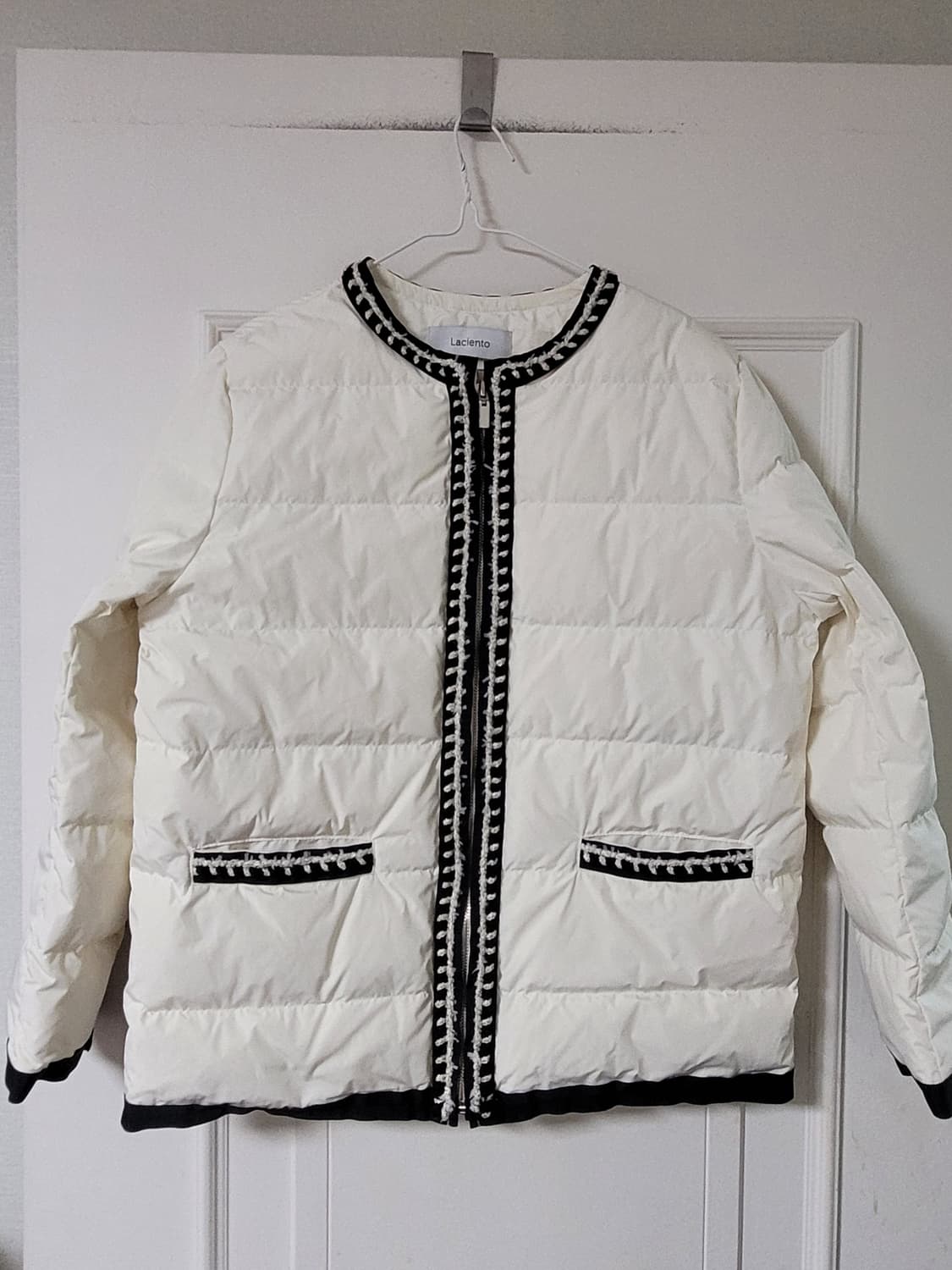 라씨엔토 구스 트위드패딩  점퍼 상품이미지1