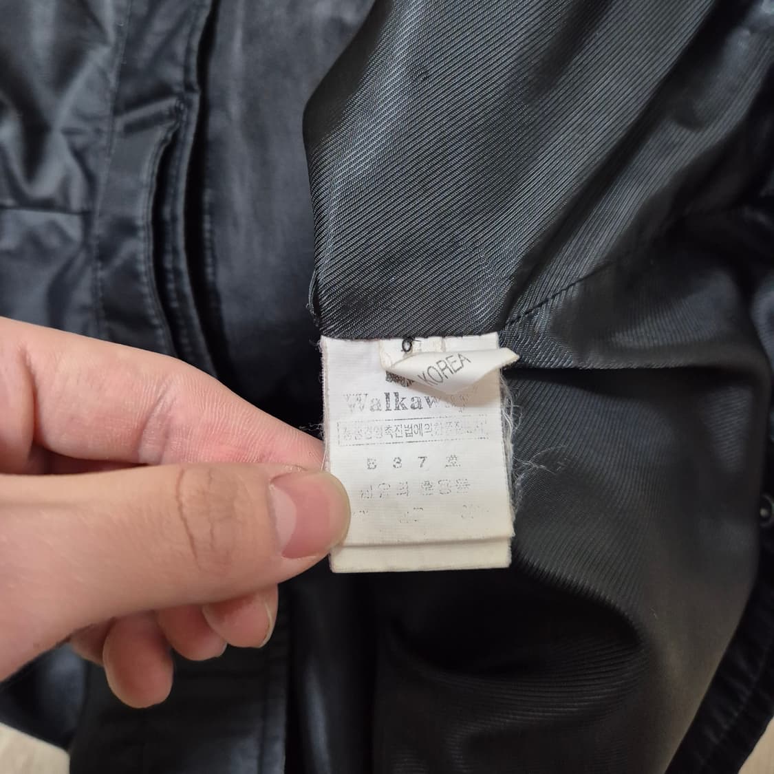 워크웨이 남성 블랙 집업자켓 XL(105) 상품이미지6
