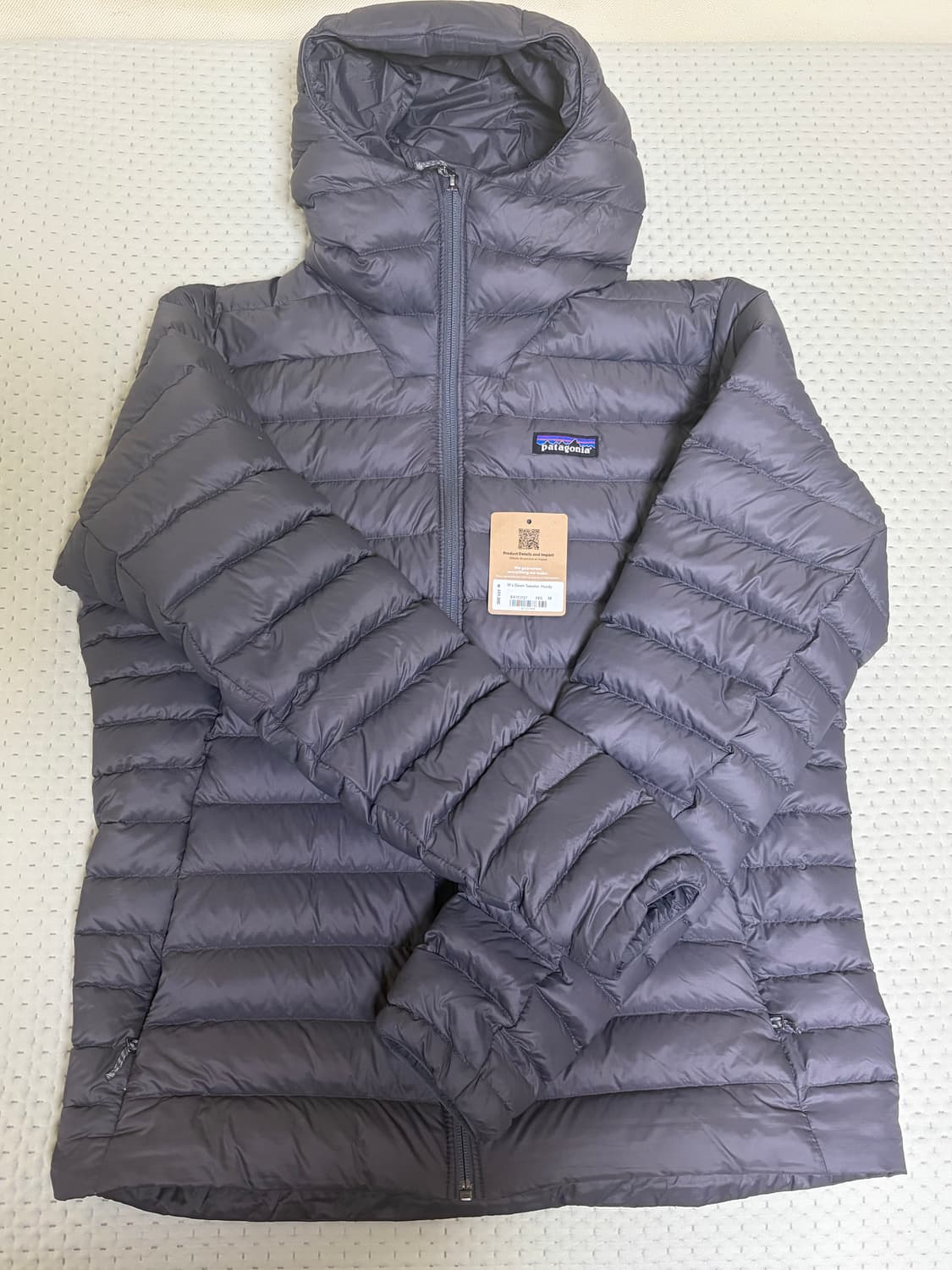 [M] 파타고니아 다운 스웨터 후디 포지 그레이 상품이미지1