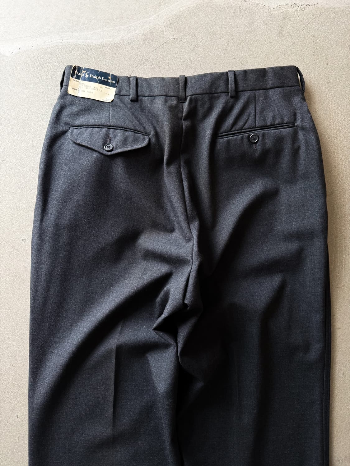 90s Polo Ralph Lauren Charcoal Trousers 상품이미지7