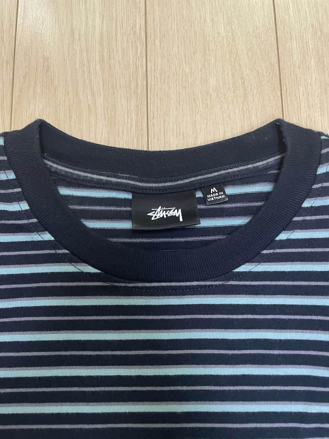 스투시 스트라이프 티셔츠m 상품이미지4