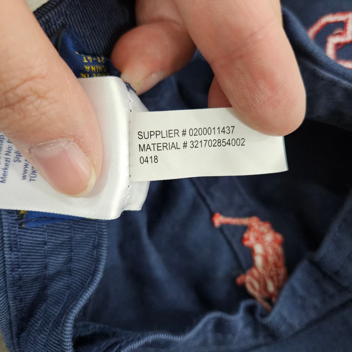 [F] 폴로 랄프로렌 레드 빅포니 코튼 치노 볼캡 모자 0120Y2 상품이미지7