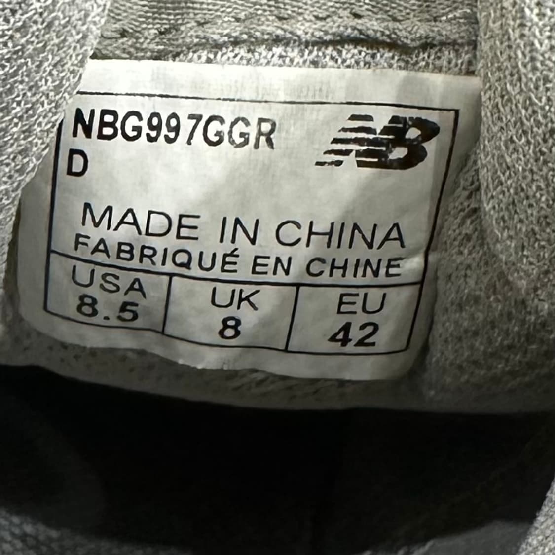 UK8) 뉴발란스X말본 골프화 남성 남자 골프화 997 그레이 상품이미지9