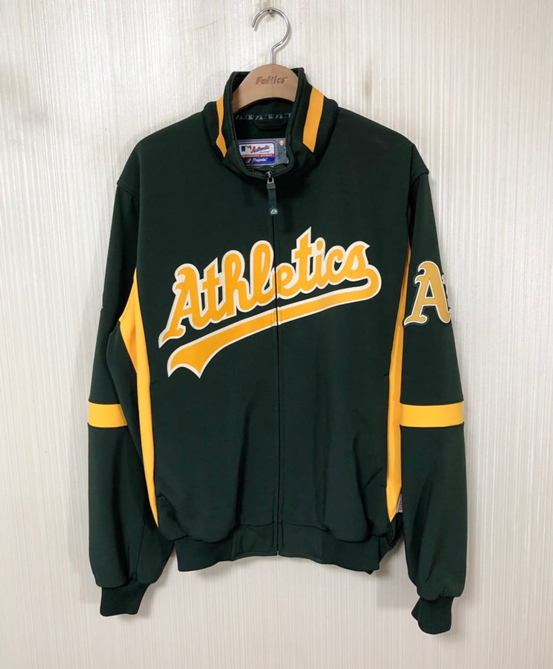 MLB 마제스틱 THERMA BASE 오클랜드어슬레틱스 어센틱자켓 M 상품이미지1