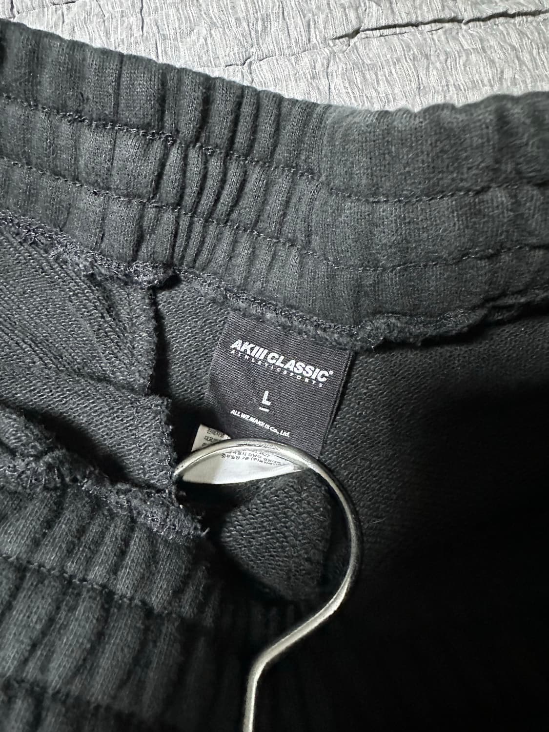 검정색 트레이닝 조거 팬츠 상품이미지4