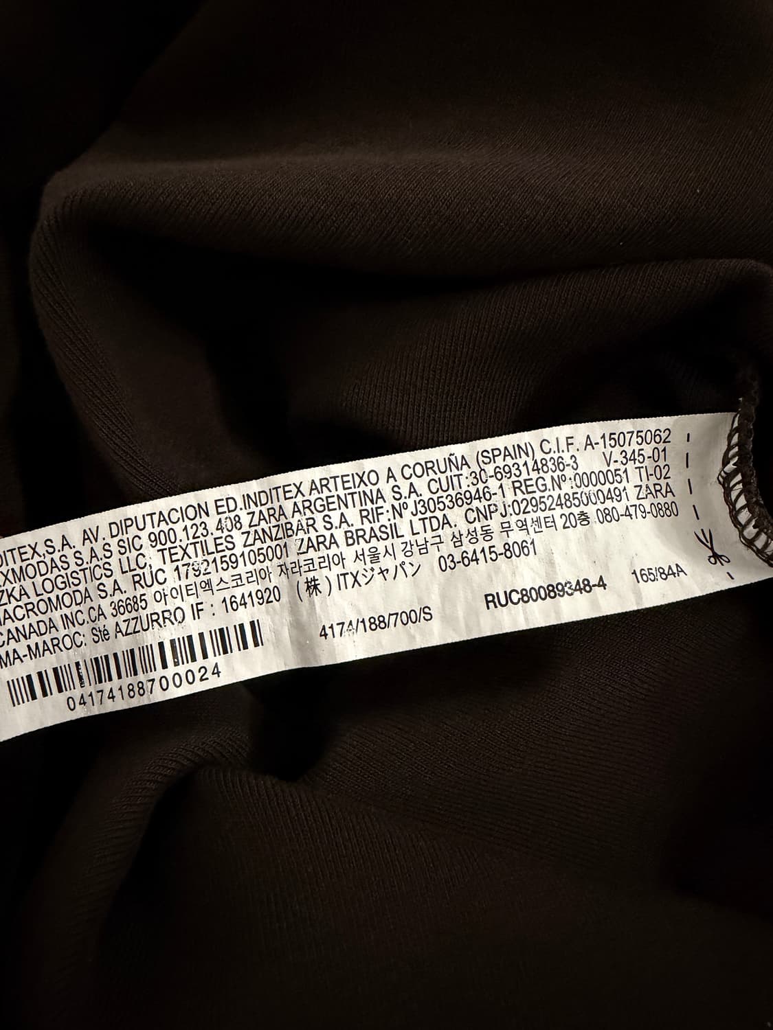 자라 초콜릿브라운 민소매 롱 원피스 상품이미지7