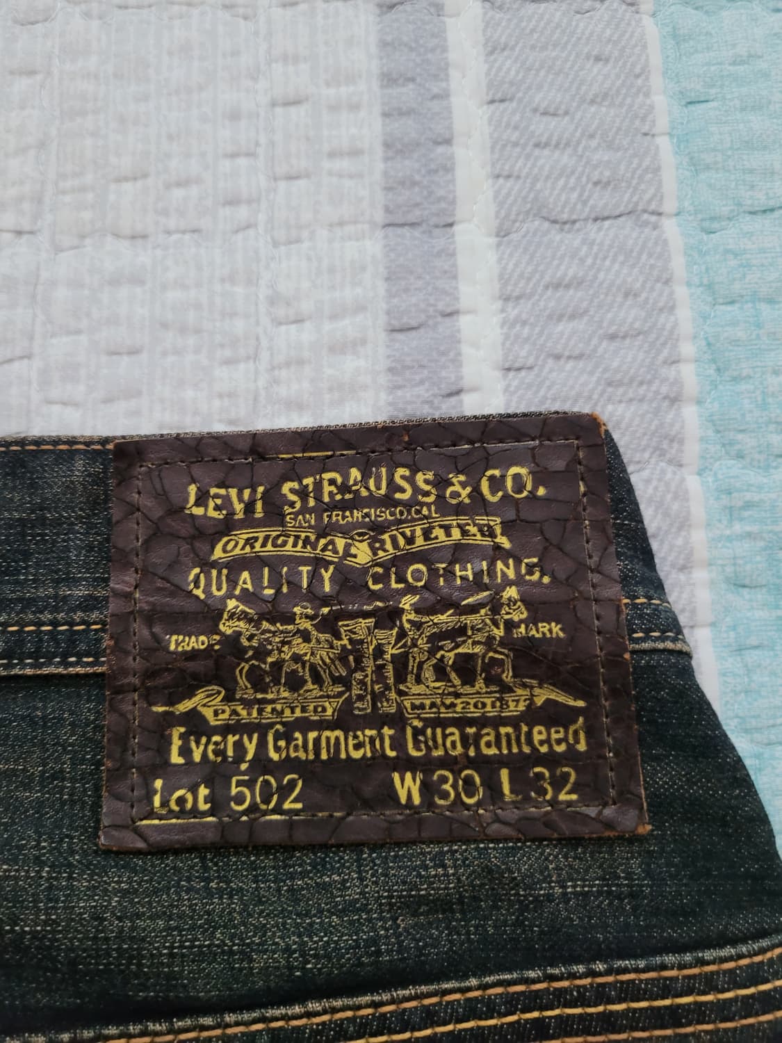 리바이스 재팬 LX 502 럭셔리클래식 빈티지녹워싱진 30사이즈 상품이미지10