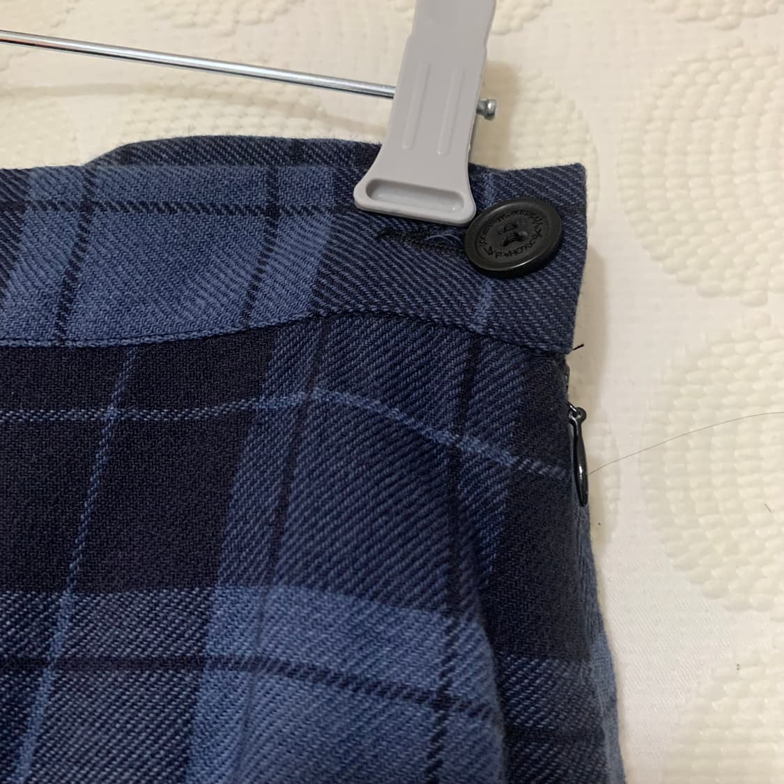 viviennewestwood 체크 울 비대칭 스커트 상품이미지6