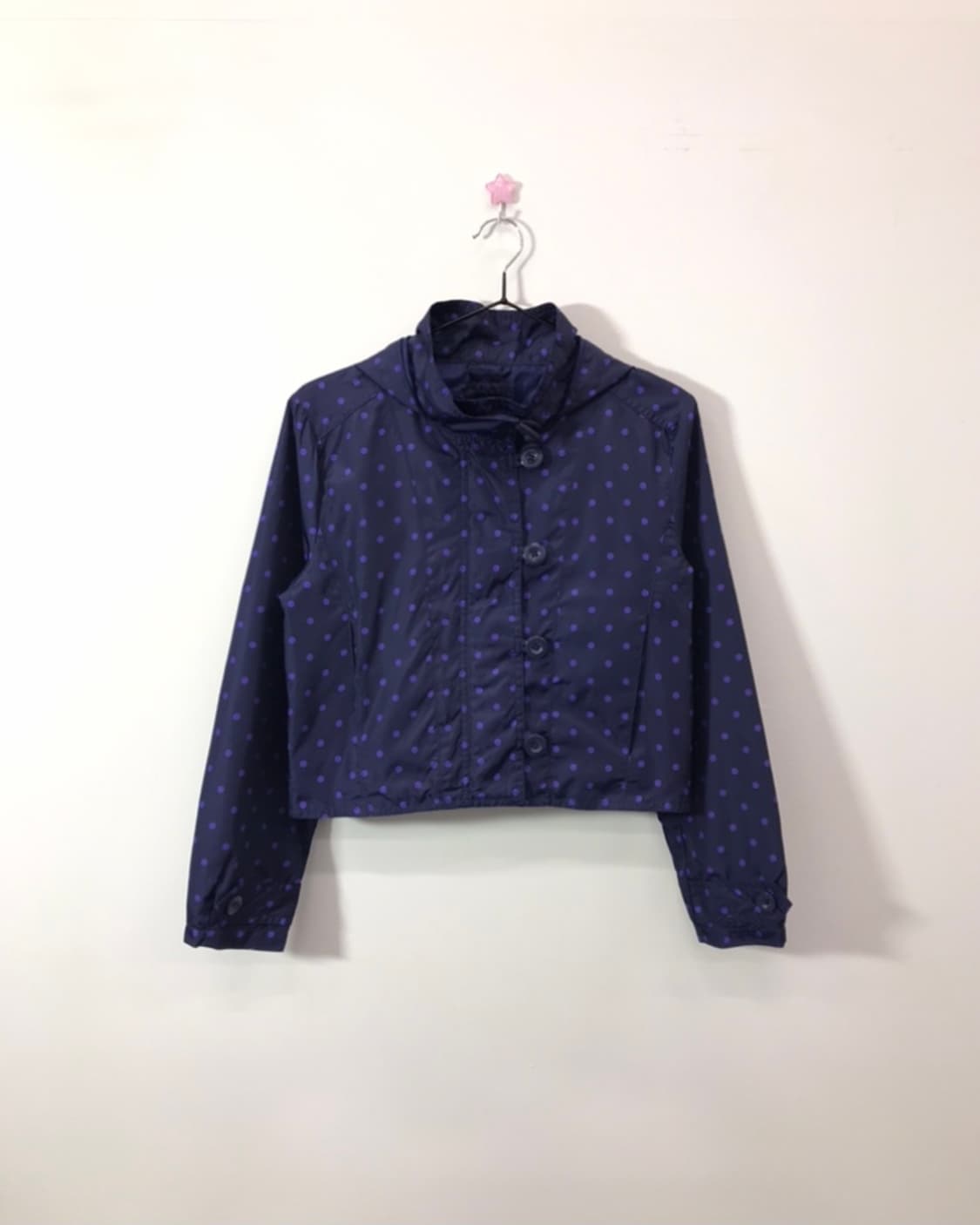 Gap Navy & Purple Polka Dot Windbreaker 상품이미지1