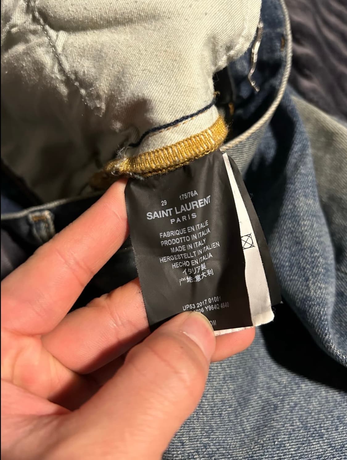 18ss 생로랑 슬림진 상품이미지3