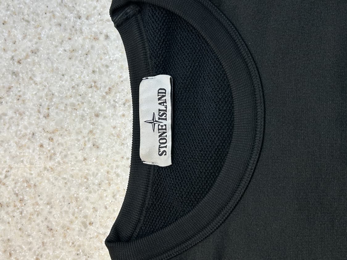 스톤아일랜드 블랙 맨투맨 티셔츠 상품이미지7