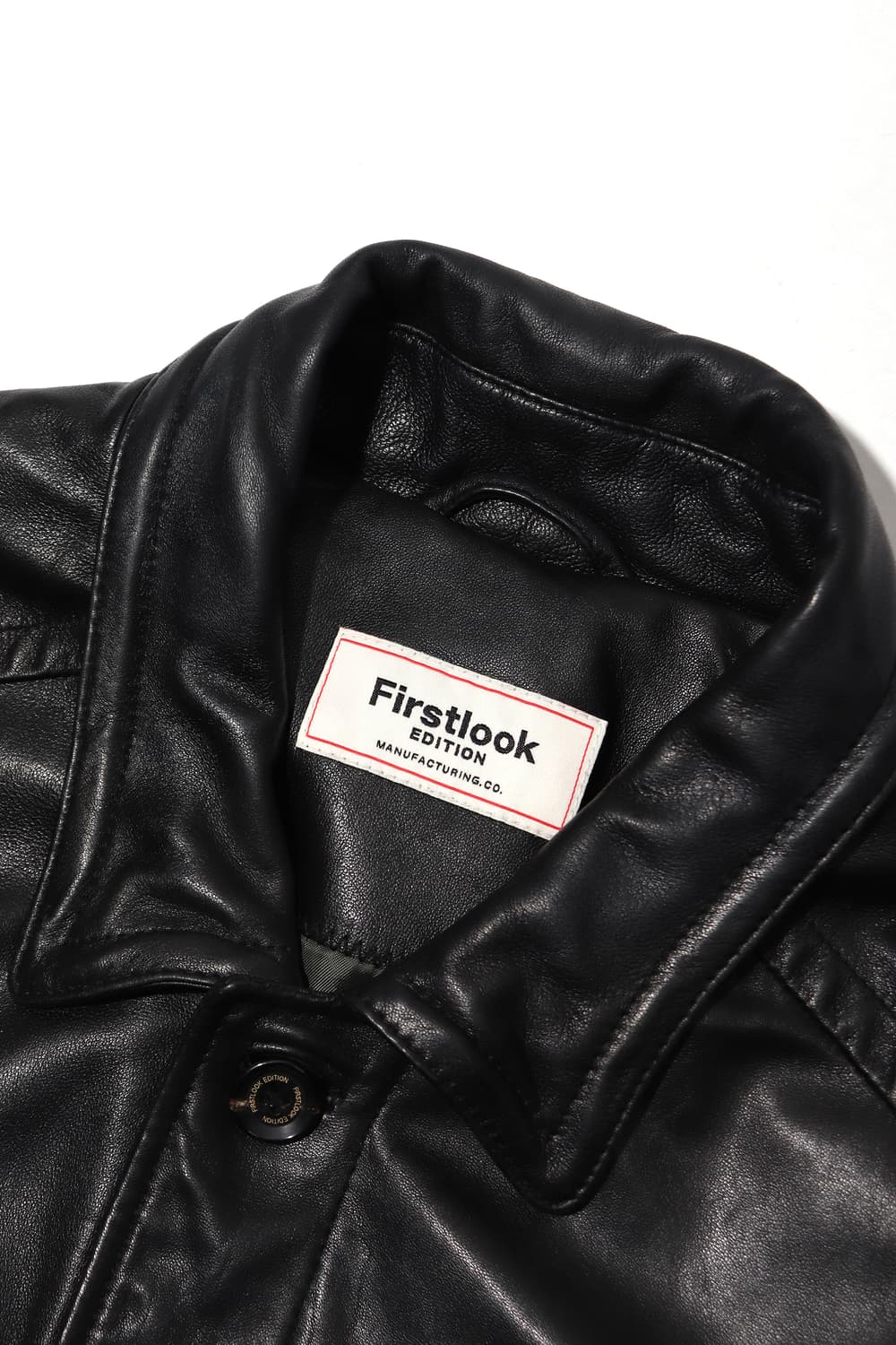 FIRST FASHION 버튼업 램스킨 재킷 size 95 상품이미지4