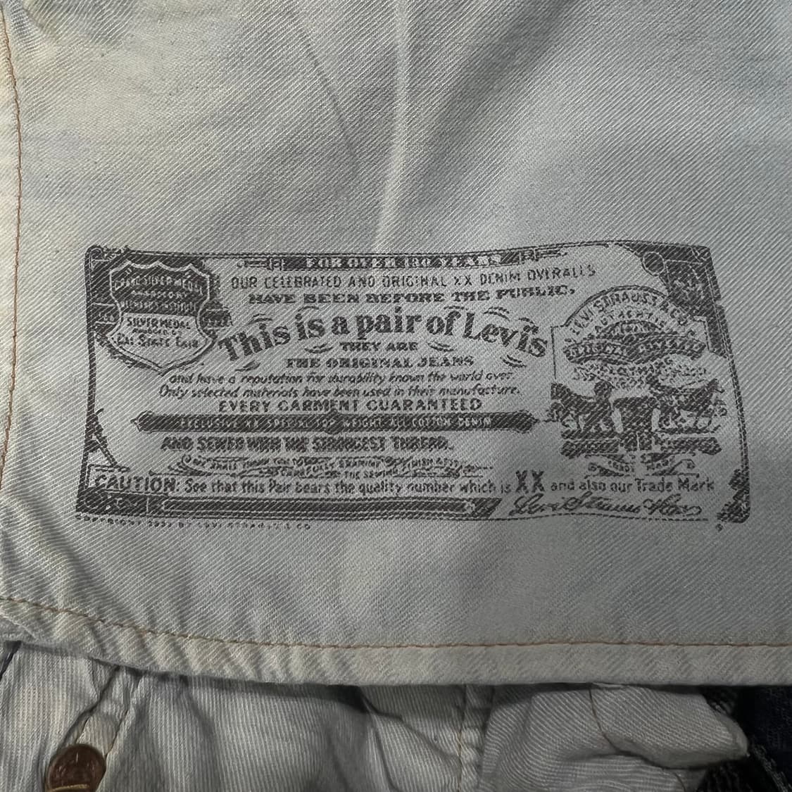 리바이스 501 데님 팬츠  상품이미지7