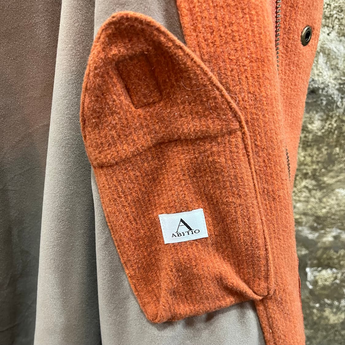 90s 아비티오 이태리 패브릭 n3b 울 코트 상품이미지6